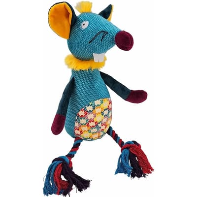 Pluche muis met touw Nobby Pet