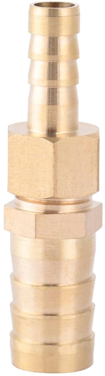 16mm Plug met Draad en Slang Reducer van Messing voor Slangverbindingen en Aansluitingen (8mm 16mm 1 stuk) (8-16mm)