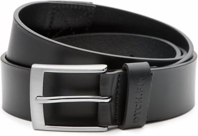 DTCH.FIT Herenriem Leer Bruce XXL - Riem Zwart - Lange Riem - Pantalon & Jeans Broekriem - Riemmaat 145cm - Totale lengte 160cm