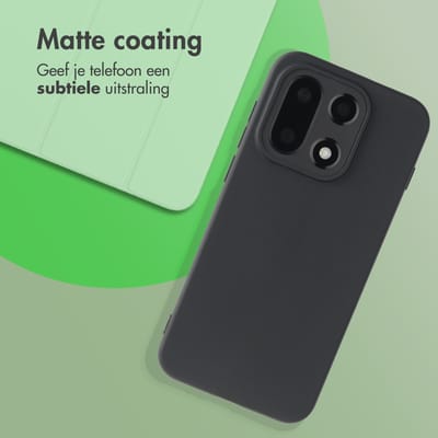imoshion Hoesje - Geschikt voor OnePlus 15 - Color Backcover - Zwart