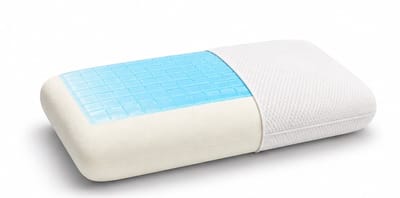 iSleep KoelComfort - Verkoelend hoofdkussen - Traagschuim - Verkoelende Gel - 40x60 cm - Wasbare Hoes