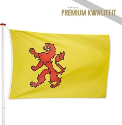 Zuid-Hollandse Vlag Zuid-Holland 70x100cm - Kwaliteitsvlag - Geschikt voor buiten
