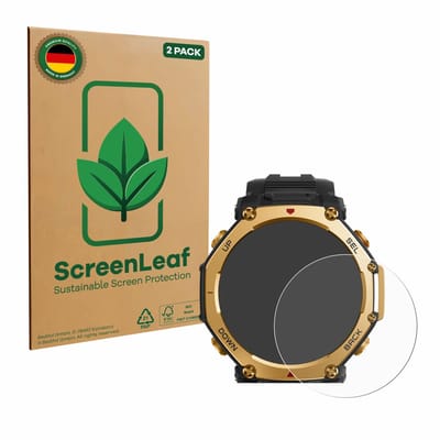 2 Stuks Screenprotector voor Huami Amazfit T-Rex 3 Pro (48 mm) - Hoogwaardige Beschermfolie transparant