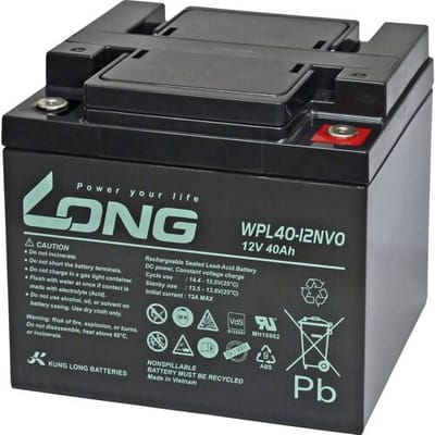Loodaccu Long WPL40-12N-V0 Loodvlies (AGM) 40 Ah 12 V 1 stuk(s)