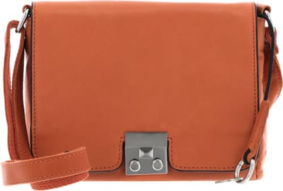 FREDsBRUDER Leren Schoudertas Treasure Crossbag Burned Orange Oranje