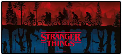 Stranger Things Stranger Things Unisex Muismat - zwart/rood/blauw - Standard