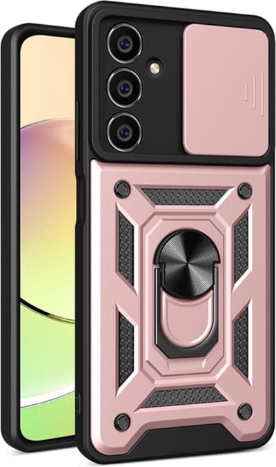 Hoesje geschikt voor Samsung Galaxy M15 - Techsuit Camshield Back Cover - Roségoud