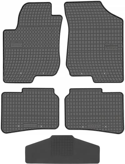 Max-Dywanik Prismat Serie - Rubber Automatten - Hyundai i30 2007-2012 - Zwarte Osłona - Geen Stoppers