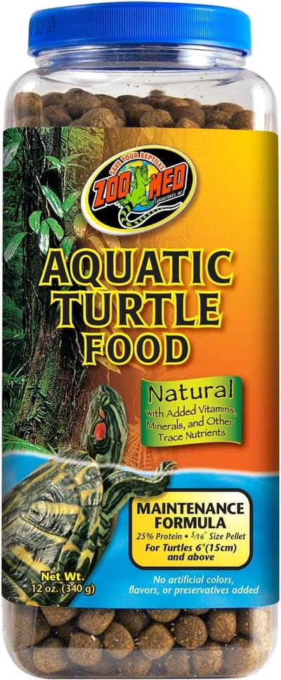 Zoo Med Aquatic Turtle Voedsel Onderhoud - Voeding Voor Volwassen Schildpad - 340gr
