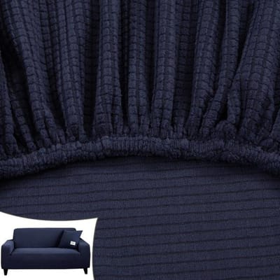 Jacquard Elastische Hoekbankhoes Poolvlies Eenvoudige Bankhoes L-Vorm Bankhoes Bankhoes Sets 1 /2 /3 /4 Zitplaatsen Beschermhoes 2-seat 145-185cm