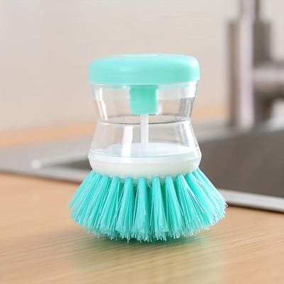 3-delige Kleur naar Keuze Premium Keuken Schoonmaakborstel met Ergonomisch Handvat - Zachte Schrobborstels voor Keukengerei, Pannen & Buitengebruik - Draagbaar