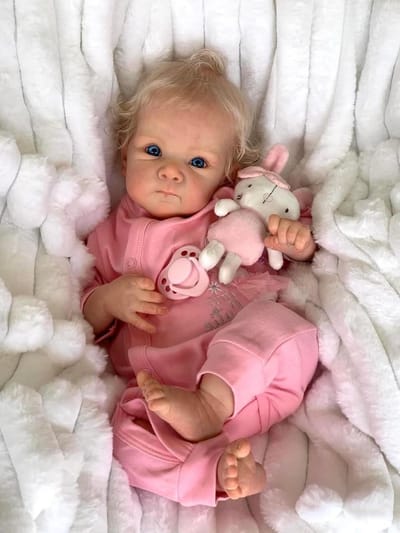 Reborn Baby Pop - Levensechte Pop - Spelen met kinderen - Zacht siliconen lichaam - 48 cm - Niet gespecificeerd