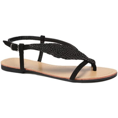 Platte sandalen La Modeuse 15026_P40697