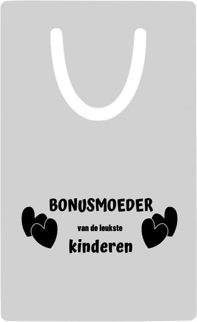 Hacebo® - bonusmoeder van de leukste kinderen metalen boekenlegger - Moeder - de leukste bonusmama - Moeder cadeautjes - moederdag - verjaardag - geschenk - kado Bladwijzer boekenleggers - 7.6 cm x 5cm