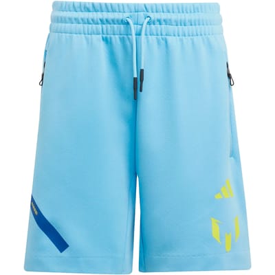 Adidas Messi Zne Korte Broeken Kinder - Paars - Maat 123 - 129 CM - Poly Woven