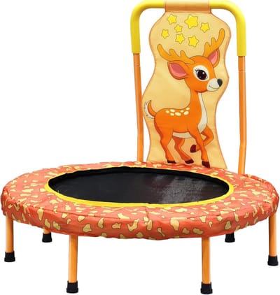 Mini Trampoline Kinderen - Peuter Trampoline Baby Trampoline - Buiten Spelen Binnen Spelen - Ontwerp Zonder Gaten - 36 inch