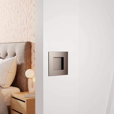 Schuifdeurkom - Mocca blend - RVS - GPF - GPF0714.A3E mocca blend 70x70mm