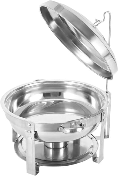 Warmhoud Dienblad - Buffet Set - Eten Warm Houden - Gelijkmatige Warmte - Werkblad Montage - Zilver