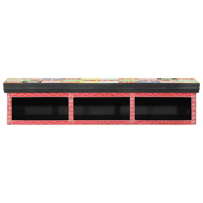 vidaXL - TV - Kast - Multikleur - 100 - x - 30 - x - 22 - cm - Bewerkt - hout