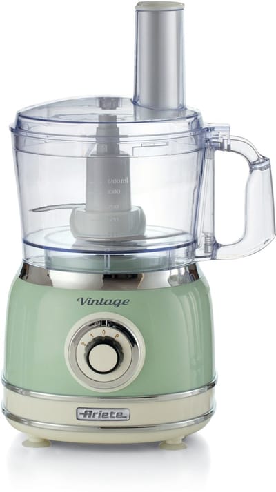 Ariete 1781/04 - Vintage food processor- 1000W - 2L inhoud - 2 snelheden - Groen