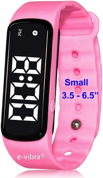 Stille Vibrerende Alarmhorloge voor Kinderen en Volwassenen met Timer - Roze