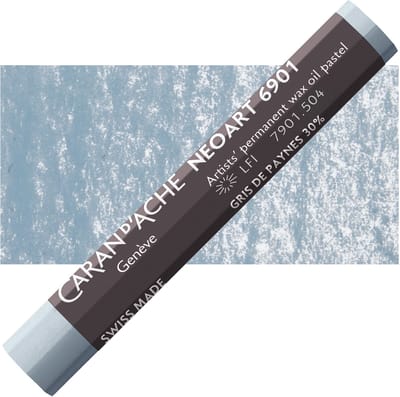 Caran d'Ache Neoart Permanent Wax Oliepastel - Payne's Grey 30% (504)