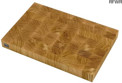 RFWR® Hakhblok Eiken Snijplank voor Keuken - Antislip en Duurzaam
