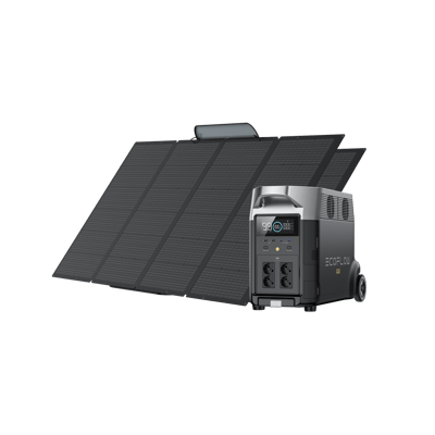 EcoFlow DELTA Pro Solar Generator (Portable PV400W)