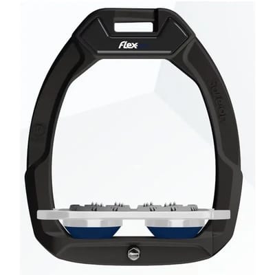 Veiligheidssportbeugels Plat Ultra Grip Zwart/Grijs/Marine Flex-On Safe-On