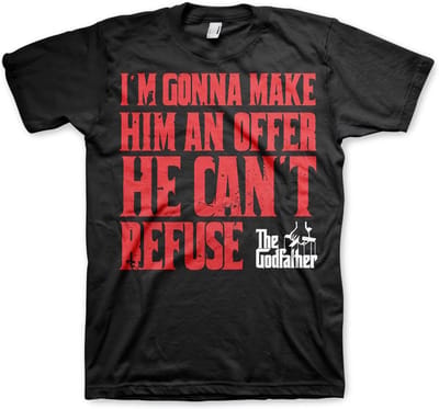 Godfather I'm Gonna Make Him A Offer Big Tall T-shirt PM-1-TGF006-H26-14