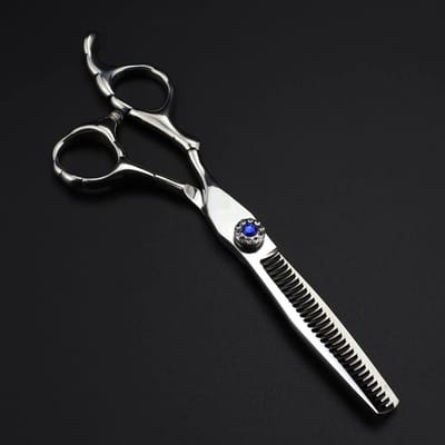 Haarknipperschaar - Kappersschaar Uitdunschaar - Haar Knippen - 440C Staal - 6 inch - Zilver