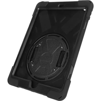 Tablet Hoesje Silicone Hard PC Nauwkeurige Uitsparingen Verstelbare Band Roterende Standaard Hoes voor IOS