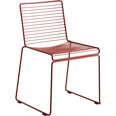 HAY - Hee Dining Chair - roestbruin - rood