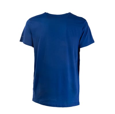 HEREN T-SHIRT MET KORTE MOUWEN EN EFFEN RONDE HALS MET PRINT