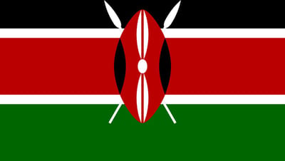 Vlag Kenia 50x75cm