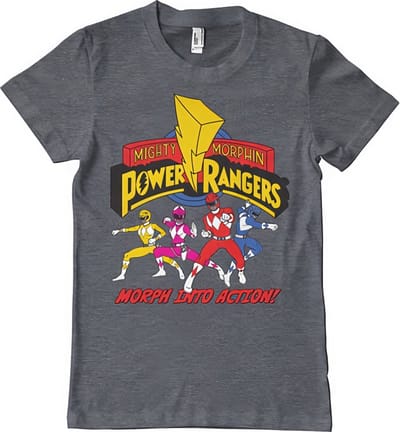 Power Rangers Morph Into Action -T-shirt