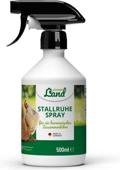 HÜHNER Land - Stal Rust Spray - Tegen agressief gedrag in het kippenhok - Voor Kippen & Kwartels (500ml)