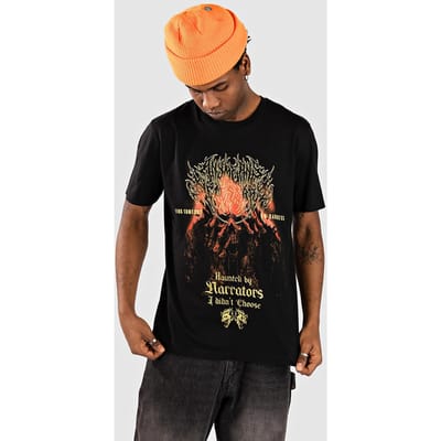 Any Means Necessary Narrator T-Shirt zwart