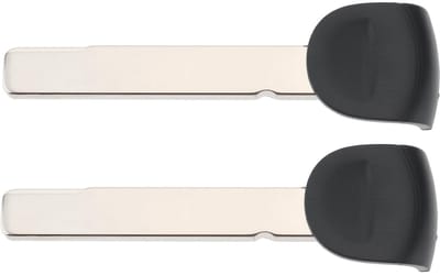 Dailygoods- Sleutelblad Set van 2 - Ongesneden Sleutelmes - Compatibel met Porsche Taycan/Cayenne/911 - Koperen Materialen - Eenvoudig te Snijden - Vervanging voor Sleutelhanger - Autosleutelblad
