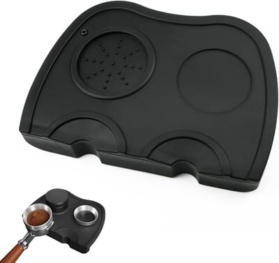 63 mm 2-gats siliconen espresso-tamperpad - Hoektamperstation - Barista-vriendelijk - Home / Bar / Koffiebar (groot)