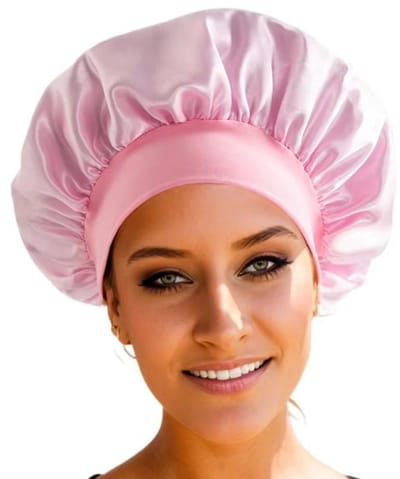 Go Go Gadget - Slaapmuts - Satijn - Bonnet - Licht Roze