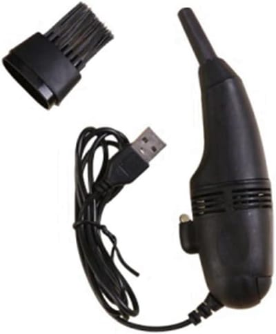 Mini USB Stofzuiger - Computer Reiniger - Bureau Schoonhouden - Compact Ontwerp - Mini Formaat - Zwart