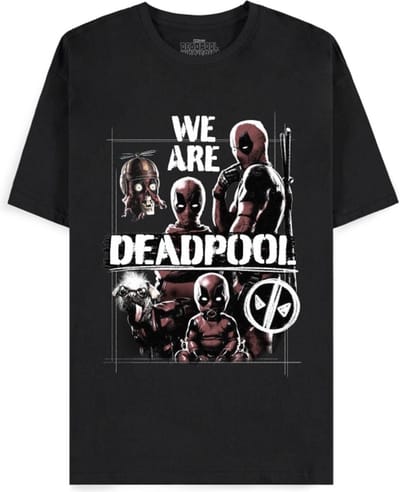 Marvel Deadpool - We Are Heren T-shirt - S - Zwart