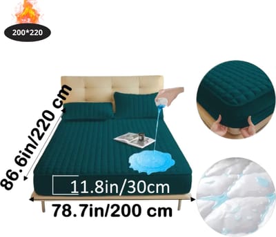 Nivard Waterdicht Hoeslaken - Beddengoed - Fitted Sheet - Bed - Groente 200x220