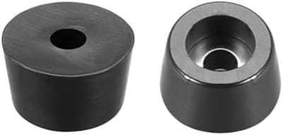 Rubberen Voetjes - Meubeldoppen Bumpers - Vloeren Beschermen - Schokabsorberend Materiaal - D13 x H7 mm - Zwart