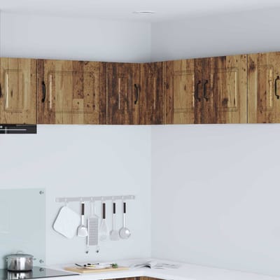 vidaXL - Vaatwasserpaneel - Kalmar - Oudhout - 57 - x - 57 - x - 40 - cm - Bewerkt - hout