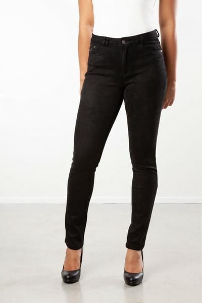New Star dames broek Jurra zwart suede - maat 31