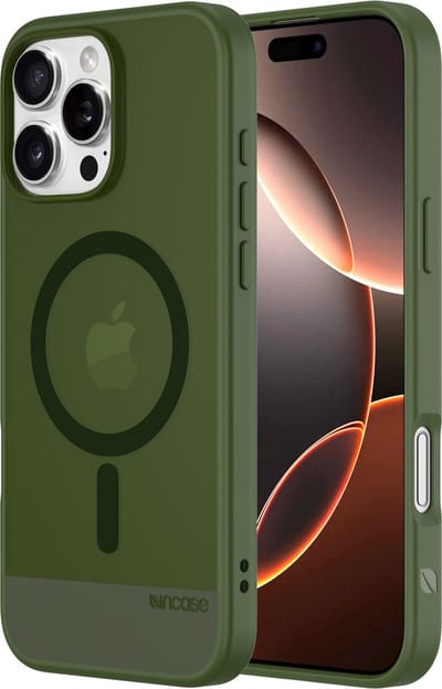 Incase Slim hoesje iPhone 16 Pro Max – Lichtgewicht en ultra-dun – Volledige poorttoegang – 2,4 meter valbescherming - Groen