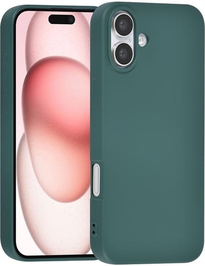 TUNIQ telefoonhoesje voor Apple iPhone 16 Plus - TPU backcover - Groen