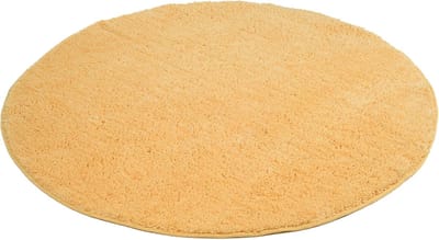 Ronde microvezel badmat 110 cm - Zonnegeel